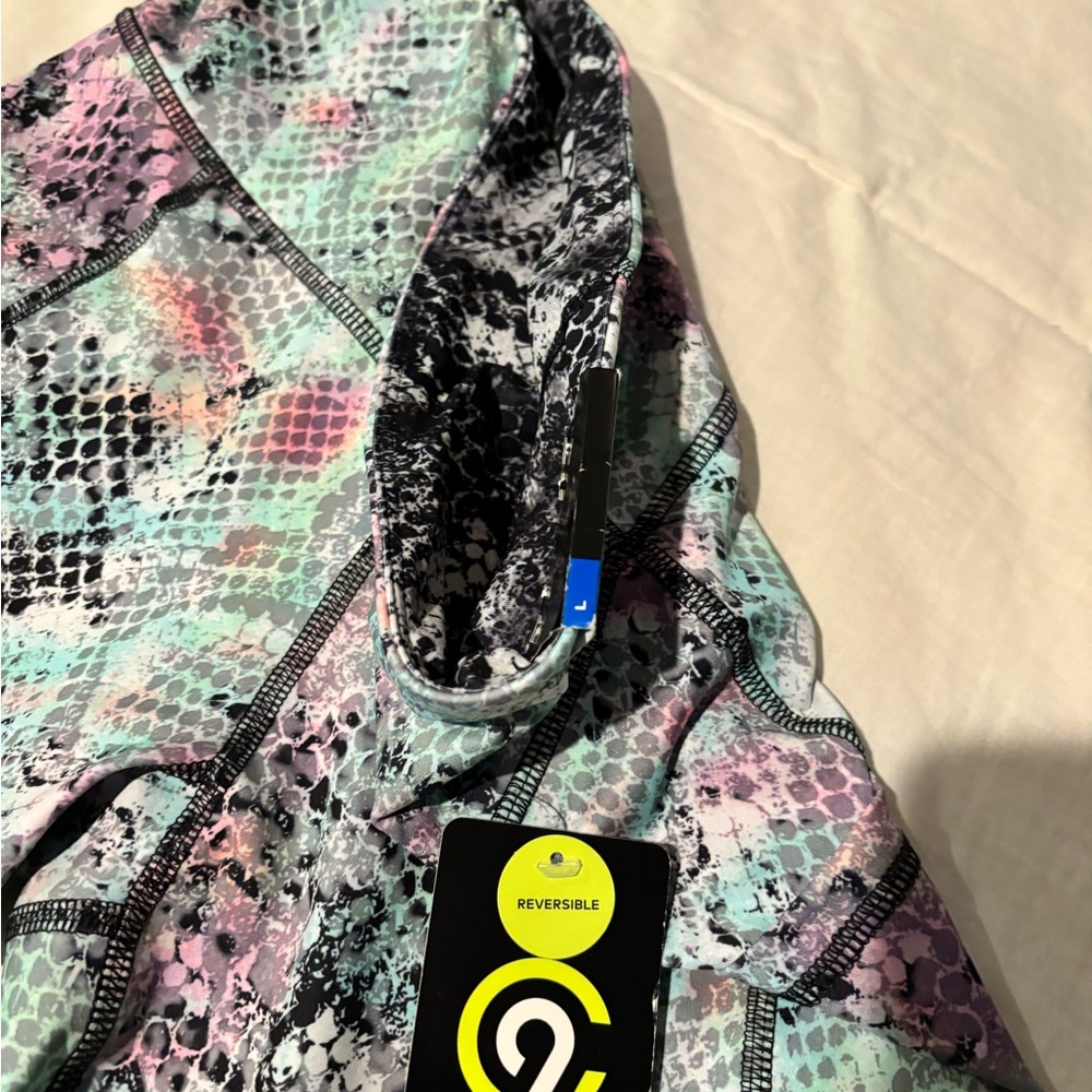 Champion embrace, duo, dry, reversible, performance leggings, new with tags